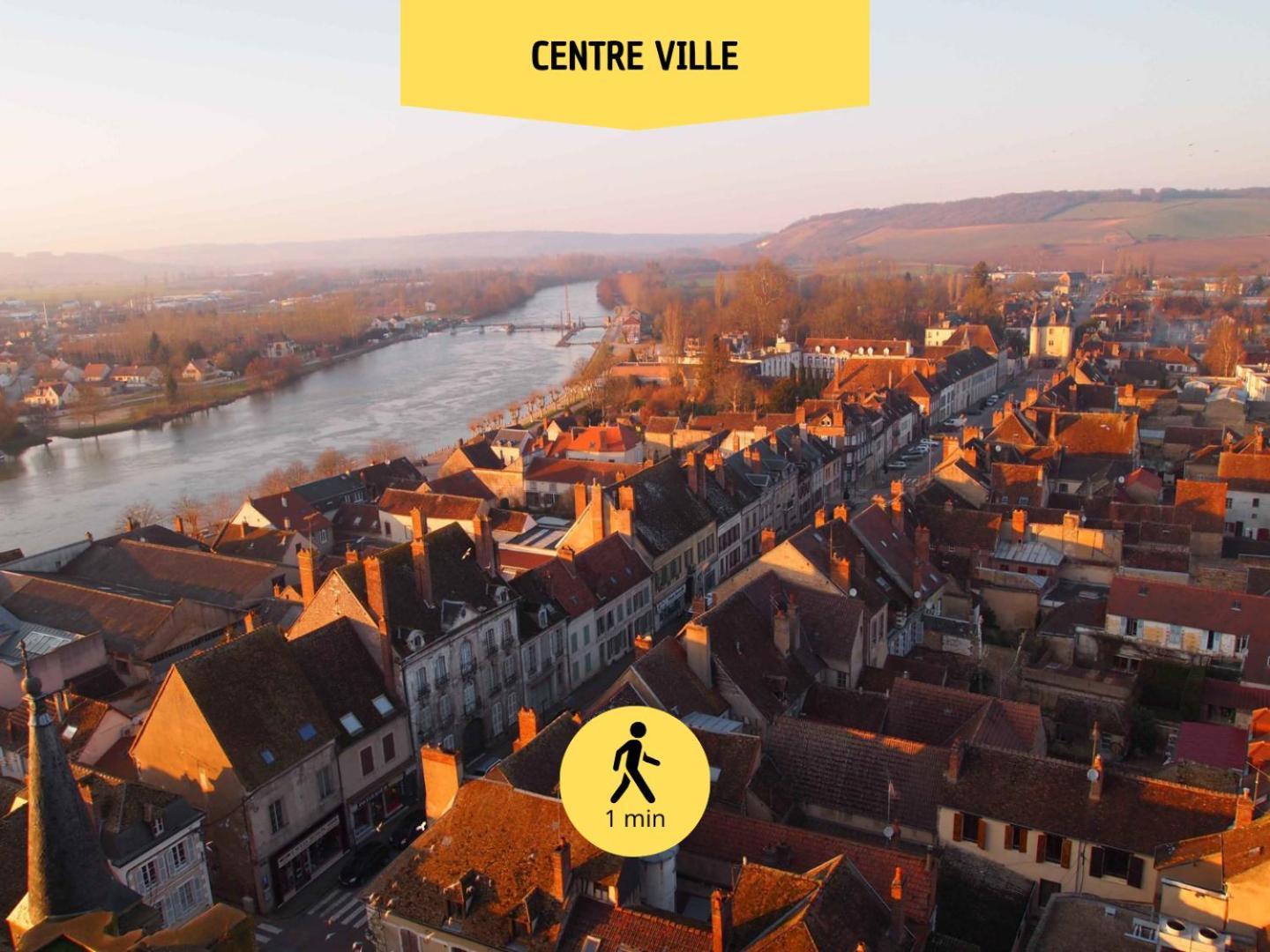 L'Expedition - Best Keys - Experience Unique - Deco Immersive - Lit Queen Size & Canape Convertible - Centre Ville - Netflix & Wifi Illimite - Check-In Autonome - Parking Gratuit Villeneuve-sur-Yonne Exterior photo